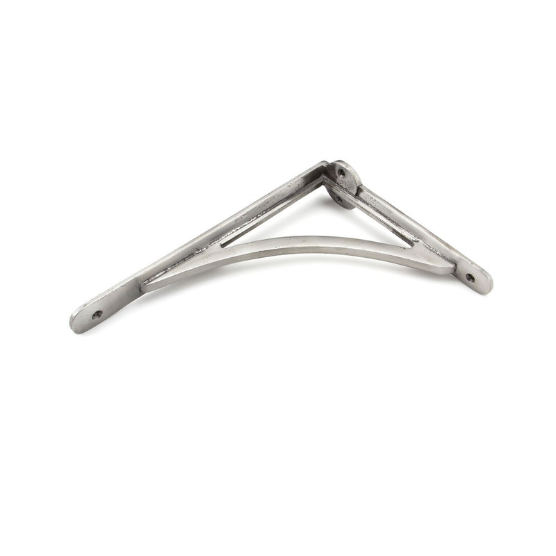From The Anvil Curved Shelf Bracket - 10" x 7" - Natural Smooth
