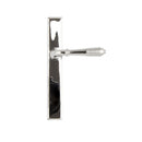 From The Anvil Reeded Slimline Latch Handles - Polished Chrome