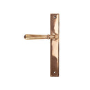 From The Anvil Newbury Slimline Latch Handles - Polished Bronze