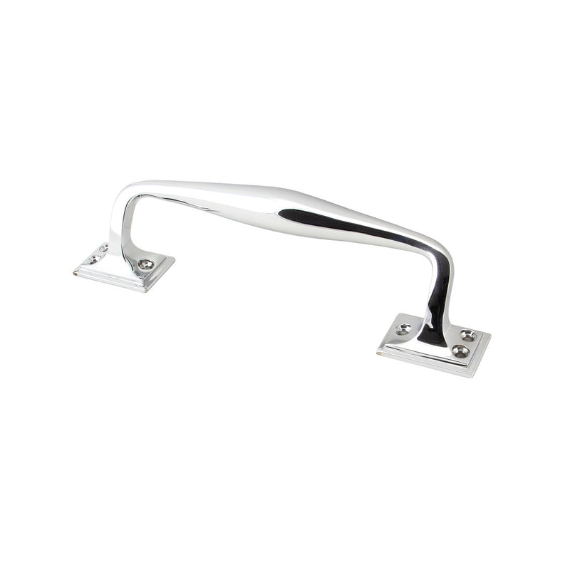 From The Anvil Art Deco Pull Handle - 230mm - Polished Chrome