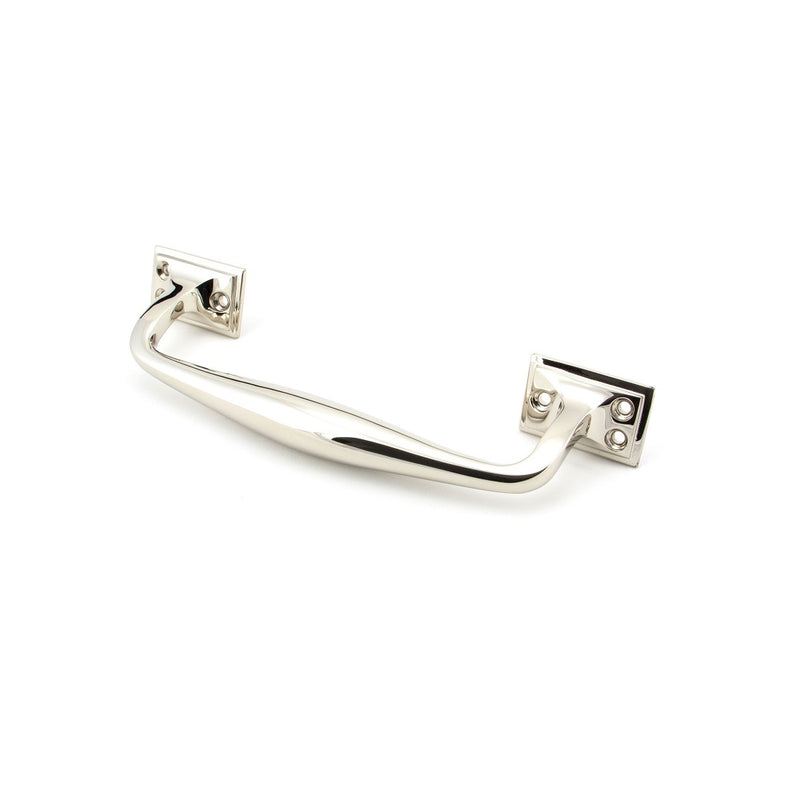 From The Anvil Art Deco Pull Handle - 230mm - Polished Nickel