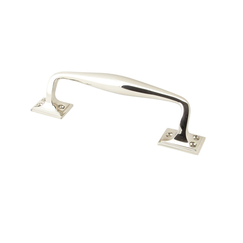 From The Anvil Art Deco Pull Handle - 230mm - Polished Nickel