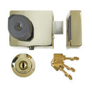 Union C-Series 4L67E British Standard BS3621 Rimlock - Polished Brass