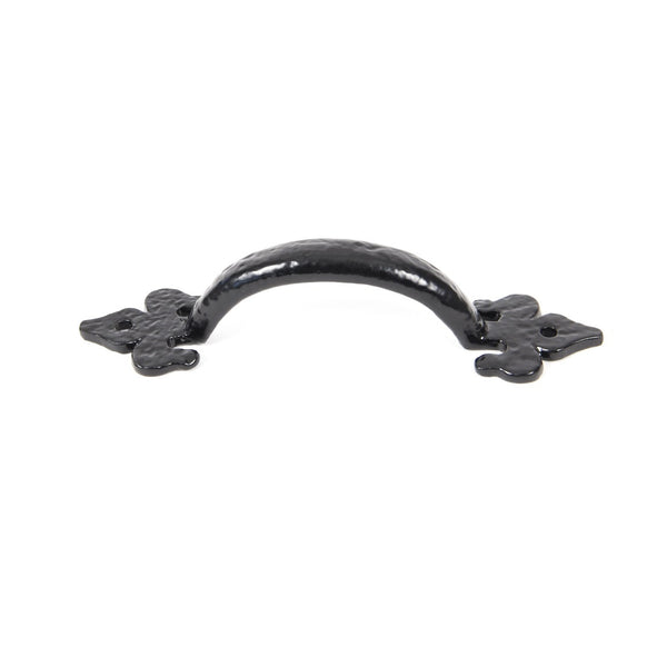 From The Anvil Fleur-De-Lys Pull Handle - Antique Black