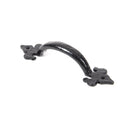 From The Anvil Fleur-De-Lys Pull Handle - Antique Black
