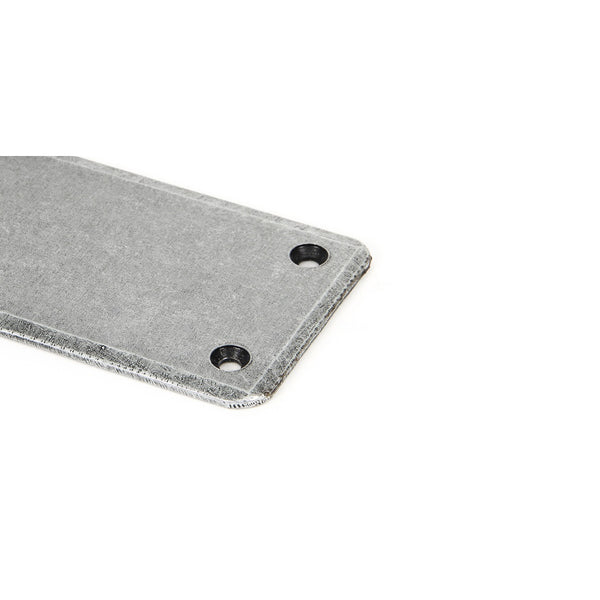 From The Anvil Plain Finger Plate - 1800mm - Pewter