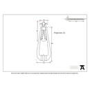 From The Anvil Loop Door Knocker - Black