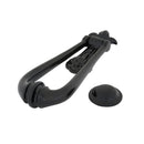 From The Anvil Loop Door Knocker - Black