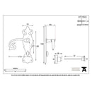 From The Anvil Curly Bathroom Handles - Natural Textured