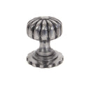 From The Anvil Small Flower Cabinet Knob - Natural Smooth