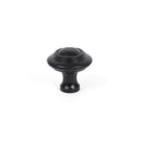 From The Anvil Large Ringed Cabinet Knob - Black
