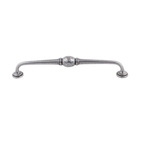 From The Anvil Hammered D Pull Handle - 10" - Natural Smooth