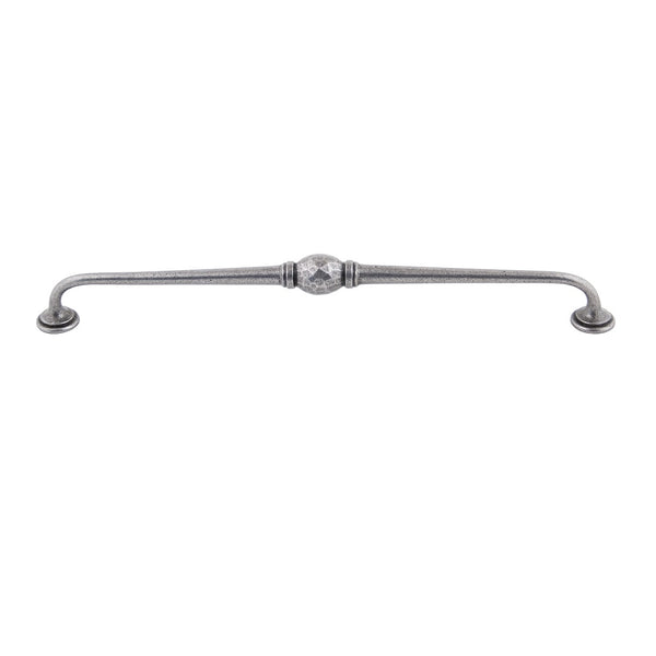 From The Anvil Hammered D Pull Handle - 13 1/2" - Natural Smooth