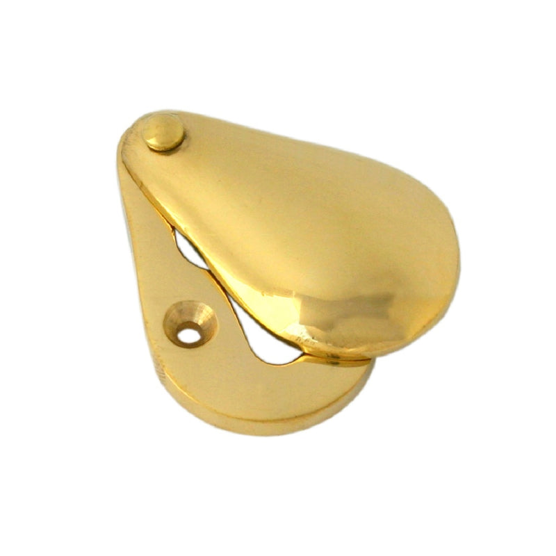 From The Anvil Plain Lever Key Covered Escutcheon - Polished Brass
