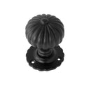 From The Anvil Flower Mortice Knob Set - Black