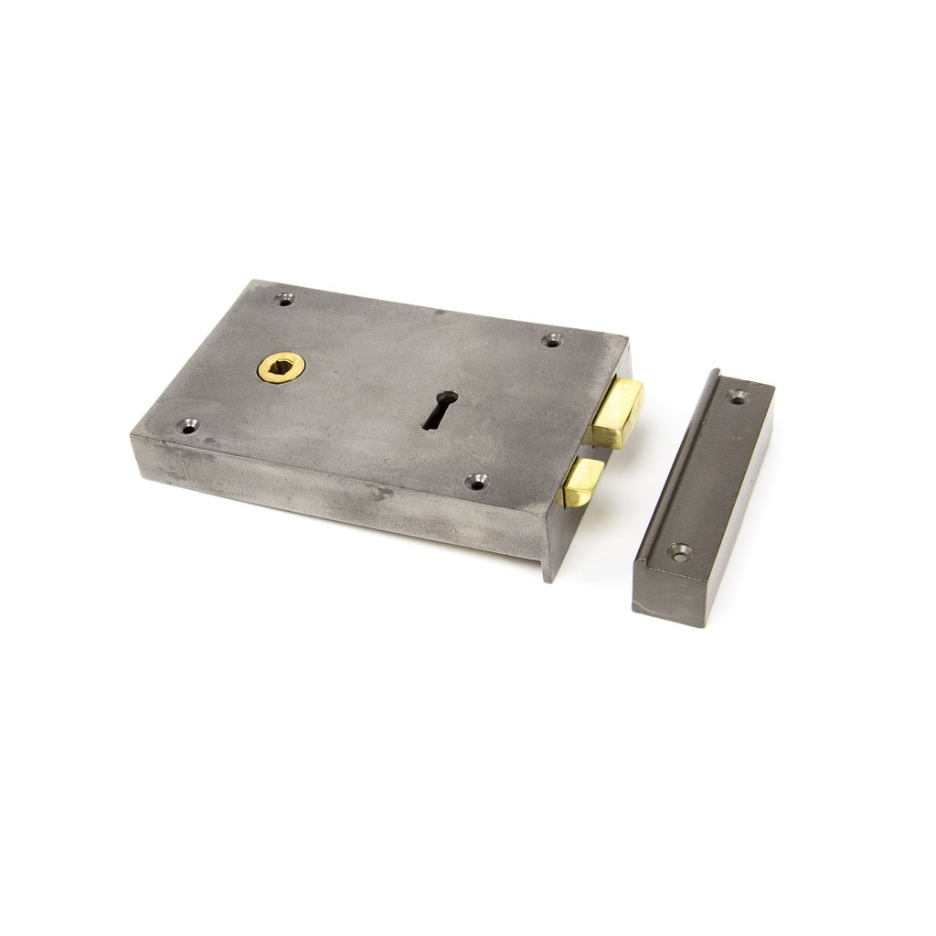 Large Rim Lock From The Anvil Large Rim Lock LH - Iron