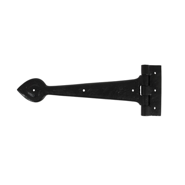 From The Anvil Cast 'T' Shape Hinges (pair) - 12" - Black Antique