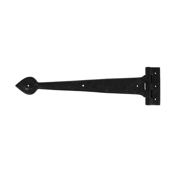 From The Anvil Cast 'T' Shape Hinges (pair) - 16" - Black Antique