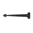 From The Anvil Cast 'T' Shape Hinges (pair) - 18" - Black Antique