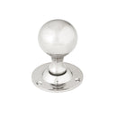 From The Anvil Ball Mortice Knob Set - Polished Nickel