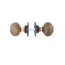 From The Anvil Beehive Heavy Knob Handles on Round Rose - Aged Brass