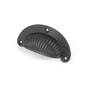 From The Anvil Ridged Drawer Pull - 3" - Beeswax