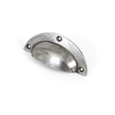 From The Anvil Blacksmith Plain Drawer Pull - 4" - Natural Smooth