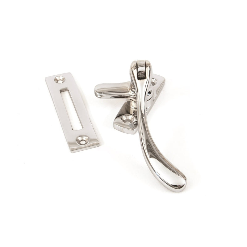 From The Anvil Cast Peardrop Fastener - Polished Chrome