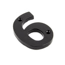 From The Anvil Numeral '6' - Black