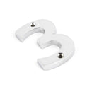 From The Anvil Numeral '3' - Polished Chrome