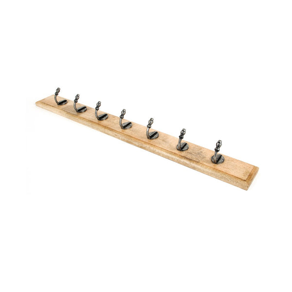 From The Anvil Stable Coat Rack - Plain Timber