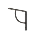 From The Anvil Plain Shelf Bracket - 6" x 6" - Beeswax