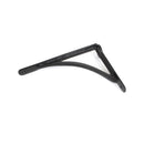 From The Anvil Curved Shelf Bracket - 10" x 7" - Black