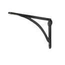 From The Anvil Curved Shelf Bracket - 10" x 7" - Black