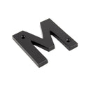 From The Anvil Letter 'M' - Black