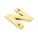 From The Anvil Letter 'N' - Polished Brass