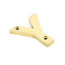 From The Anvil Letter 'Y' - Polished Brass