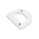 From The Anvil Letter 'D' - Polished Chrome