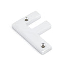 From The Anvil Letter 'F' - Polished Chrome