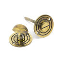 From The Anvil Round Bathroom Thumbturn - Aged Brass