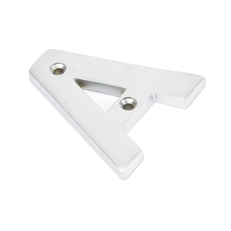 From The Anvil Letter 'A' - Satin Chrome