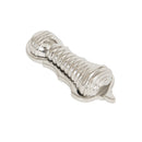 From The Anvil Beehive Lever Key Covered Escutcheon - Polished Nickel