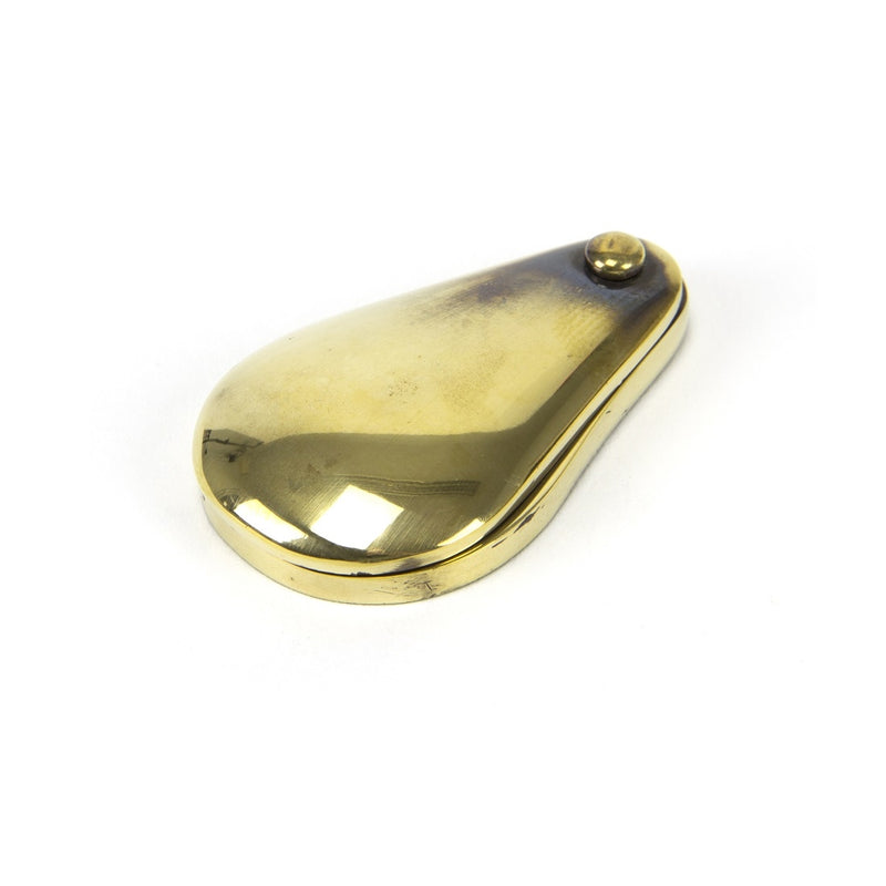 From The Anvil Plain Lever Key Covered Escutcheon - Aged Brass