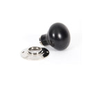 From The Anvil Bun Knob Set - Ebony & Polished Nickel