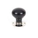 From The Anvil Bun Knob Set - Ebony & Polished Nickel