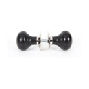 From The Anvil Bun Knob Set - Ebony & Polished Nickel