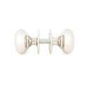 From The Anvil Small Mushroom Knob Set - Polished Nickel