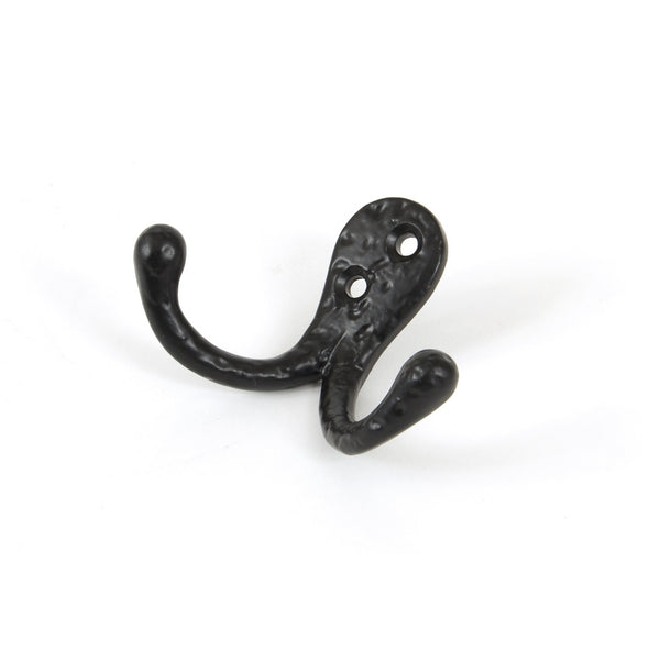 From The Anvil Celtic Double Coat Hook - Black