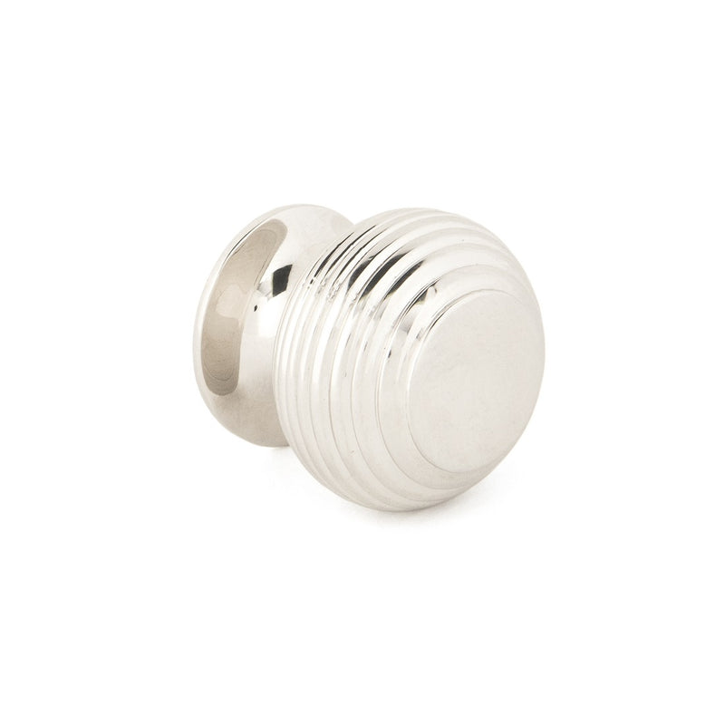 From The Anvil Small Beehive Cabinet Knob - Polished Nickel