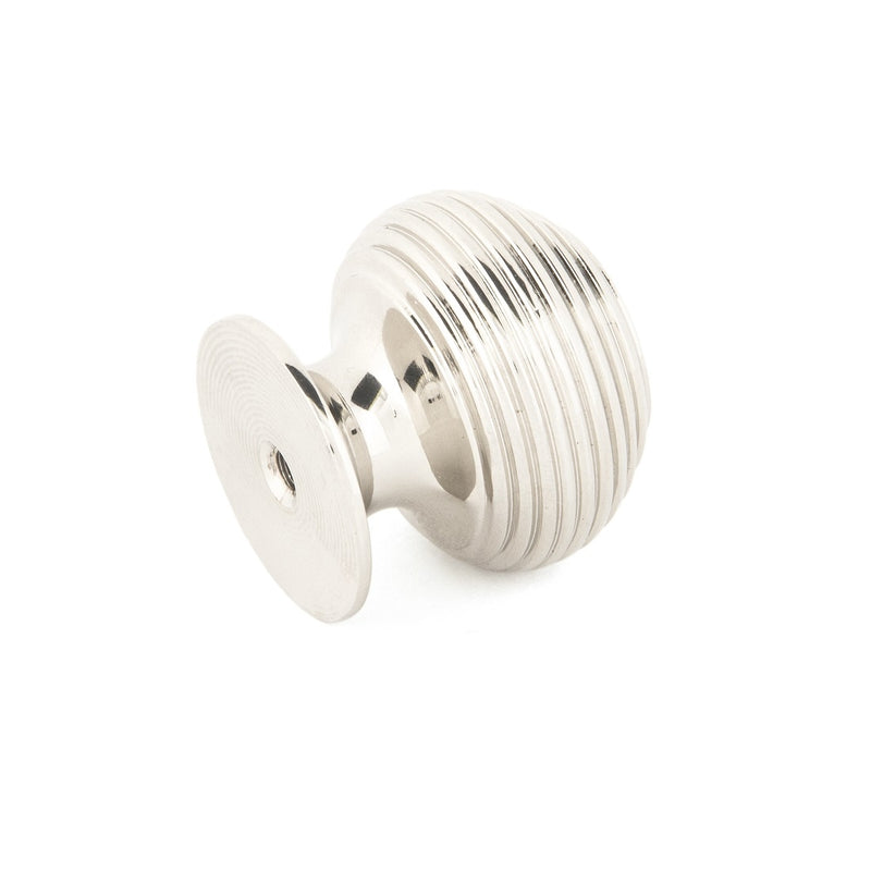 From The Anvil Small Beehive Cabinet Knob - Polished Nickel